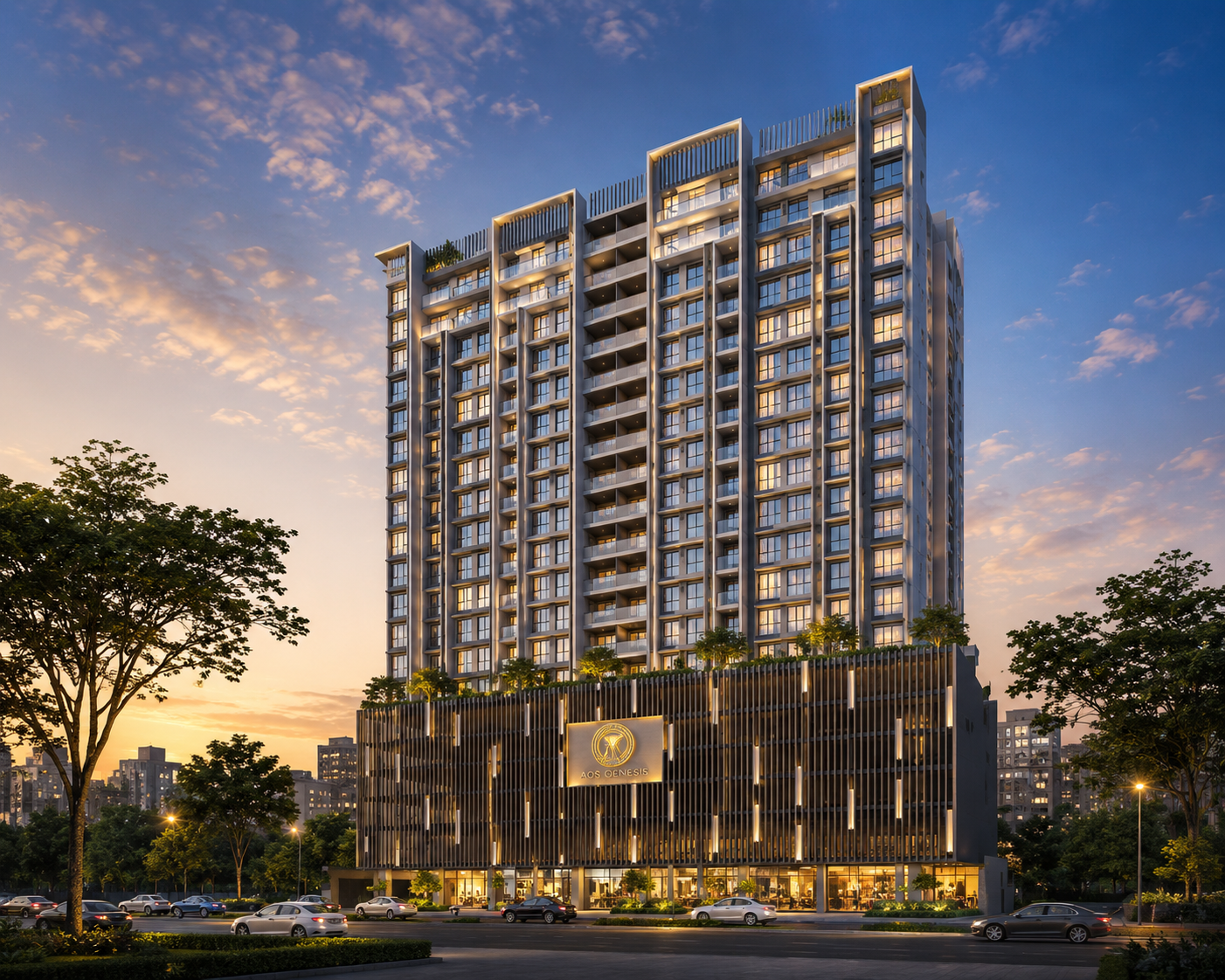 Sahakar Excel Acropolis I elevation